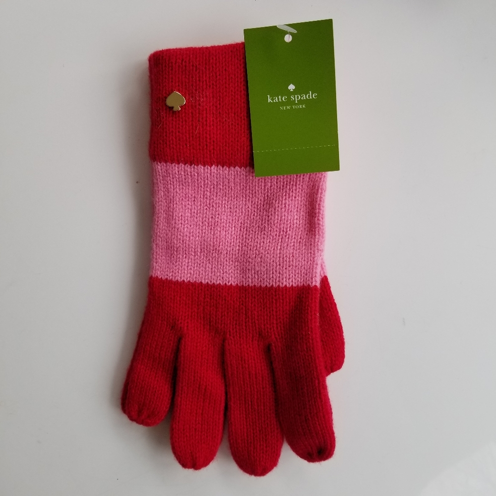 Kate Spade Color Block Gloves